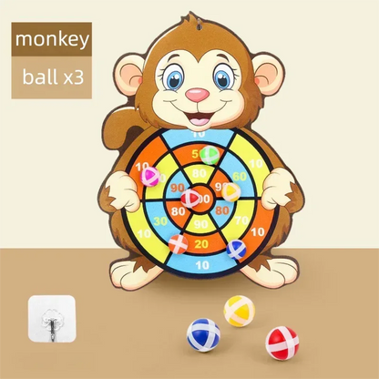 Montessori Sticky Ball Dart Board Game for Kids - Urbizia