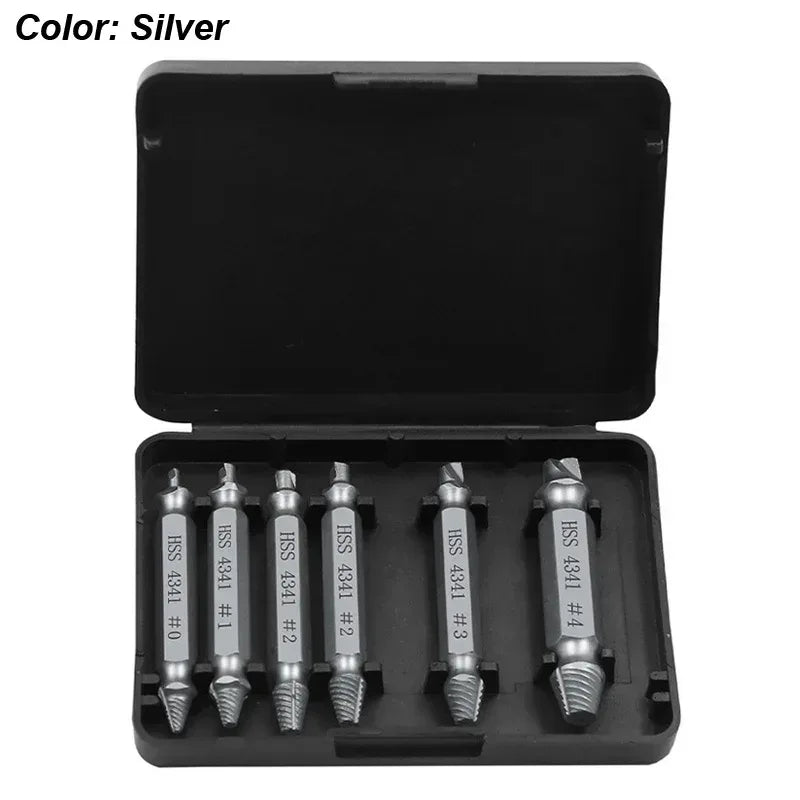 Damaged Screw Extractor Kit – 6-Piece HSS Removers - Urbizia