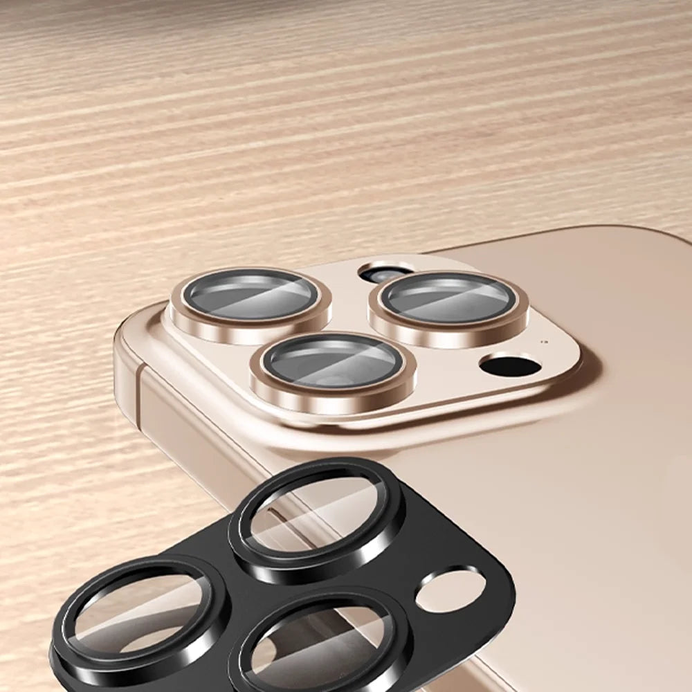 Metal Camera Lens Glass Protector For iPhone 11 12 13 14 15 Pro Max Mini 14Plus 15Plus Ultra High Definition Glass Back Lens