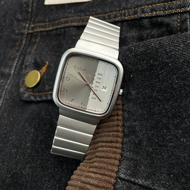 CILOA Man High Quality Luxury Male Quartz Watch Men Elegant Watches Men's High-End Gifts Waterproof Mechanical Men's