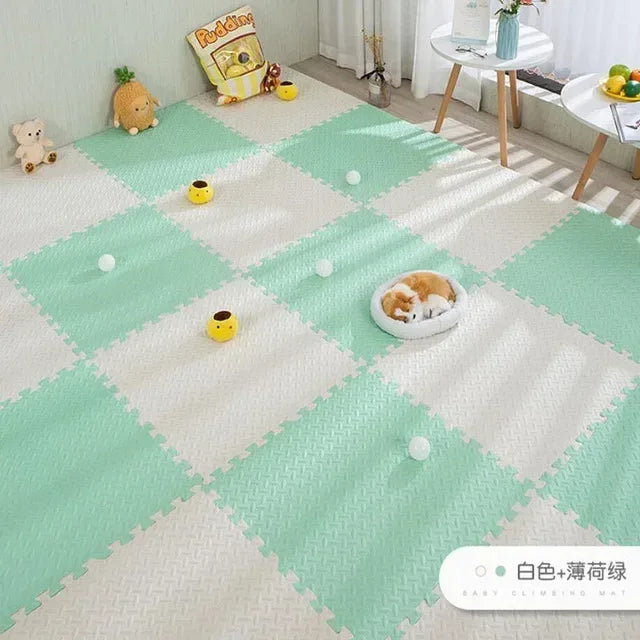 16pcs Foam Baby Play Mat – Interlocking Puzzle Floor Tiles - Urbizia