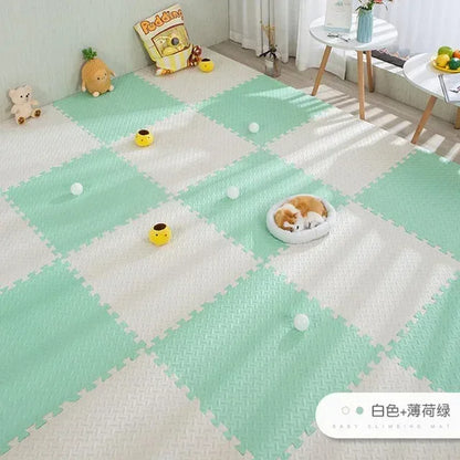 16pcs Foam Baby Play Mat – Interlocking Puzzle Floor Tiles - Urbizia