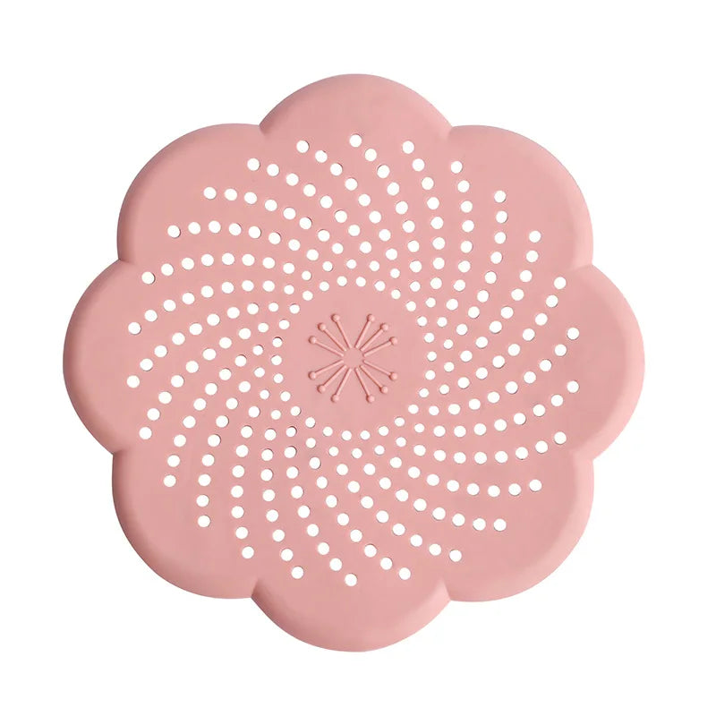 Sink Strainer Protector Silicone Shower Drain Cover Hair Catcher Covers Drain Protector for Showers Bathtub Bathroom and Kitchen