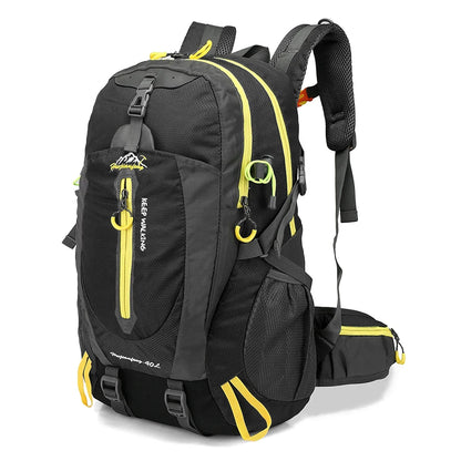40L Water Resistant Travel Backpack Camping Hiking Laptop Daypack Trekking Climbing Back Bags For Men Women Hiking Supplies - Urbizia