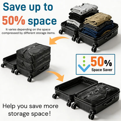 Vacuum Storage Bags, Travel Essentials Suitcases Clothes Organizer Packaging Bag Practical Accessories Compression Packing Cubes