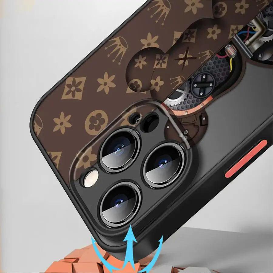 Robot Bear Shockproof Bumper Case for iPhone