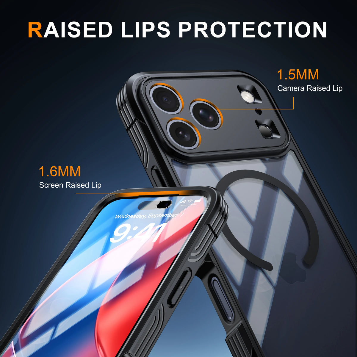 360° Fully Protected Double-sided Transparent Magnetic Case For iPhone 18 Pro Max 18Pro For MagSafe Wireless Charging Back Cover