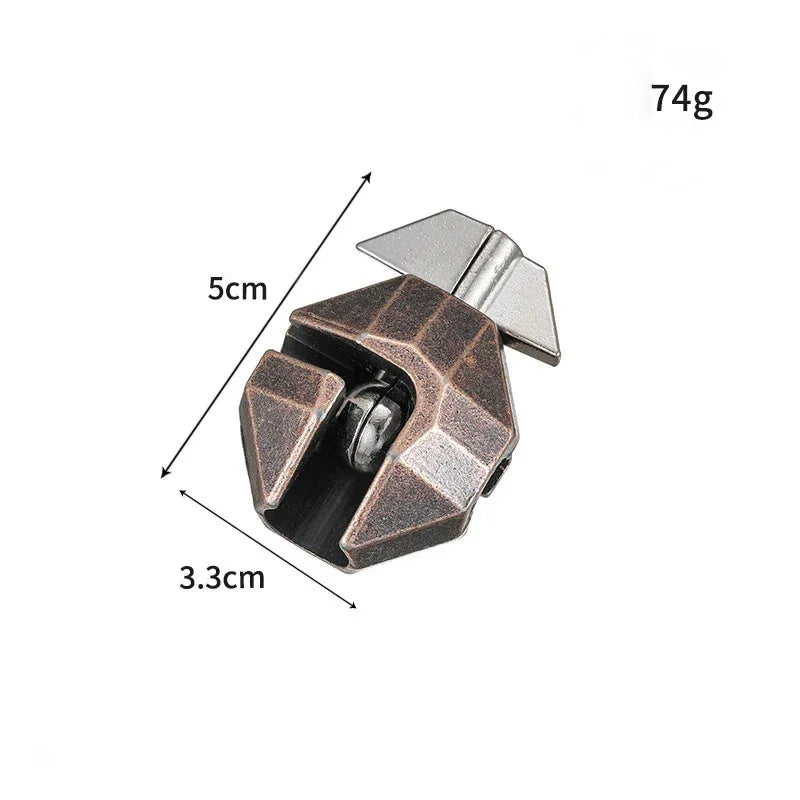 Classic Metal Lock Puzzle Brain Teaser IQ Challenge