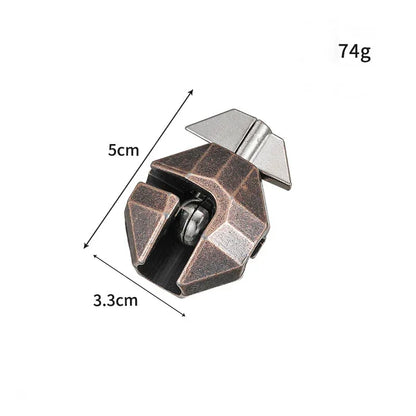 Classic Metal Lock Puzzle Brain Teaser IQ Challenge