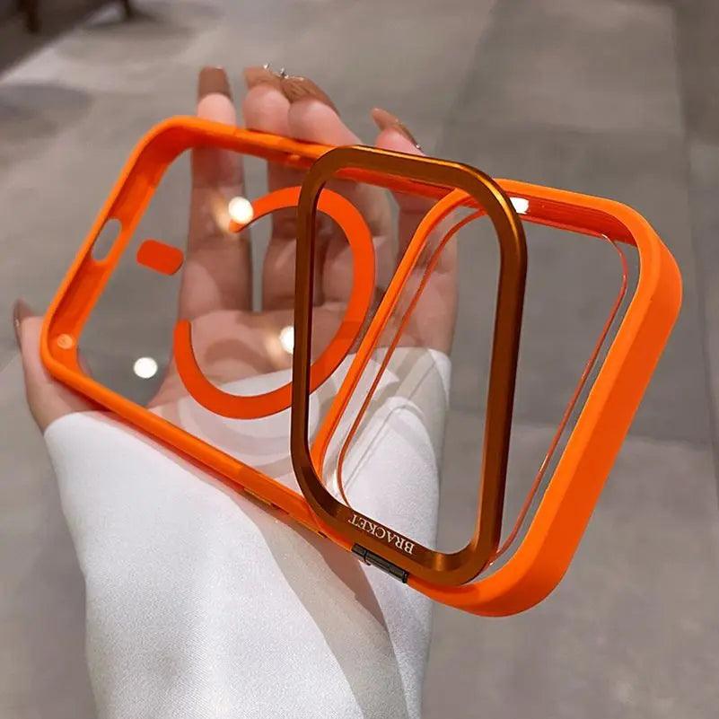 MagSafe Camera Bracket Wrist Strap Case for iPhone