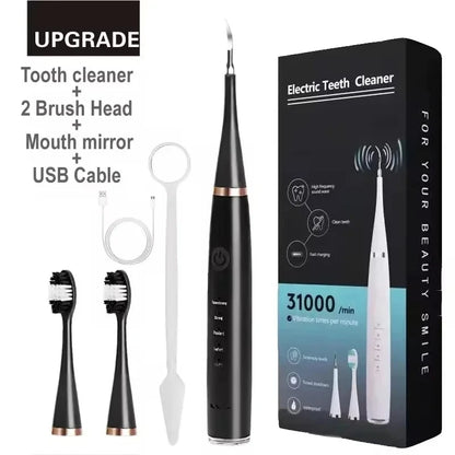 3-in-1 USB Rechargeable Sonic Electric Toothbrush – Tartar Removal & Whitening