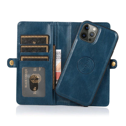 Flip Leather Wallet Case For iPhone 12 11 Pro Max Detachable Magnetic Leather Cover for iPhone 11 12 Pro Max X XR XS Max 8 7Plus