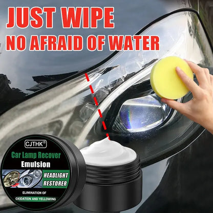 Car Headlight Restoration Polishing Kits Headlamp Scratch Remover Repair Cleaning Paste Remove Oxidation Headlight Polish Liquid