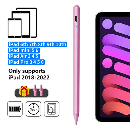iPad Stylus Pen with Palm Rejection & LED Display
