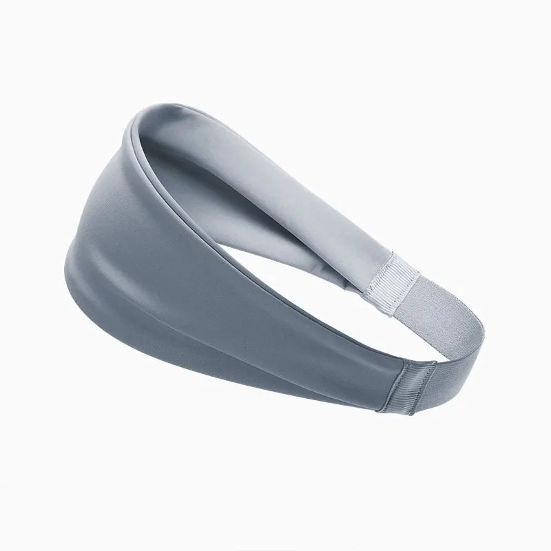 Sports Headband for Men Women Sweat Wicking Stretch Non Slip Hair Band Running Yoga Cycling Basketball Fitness Workouts 5 Colors
