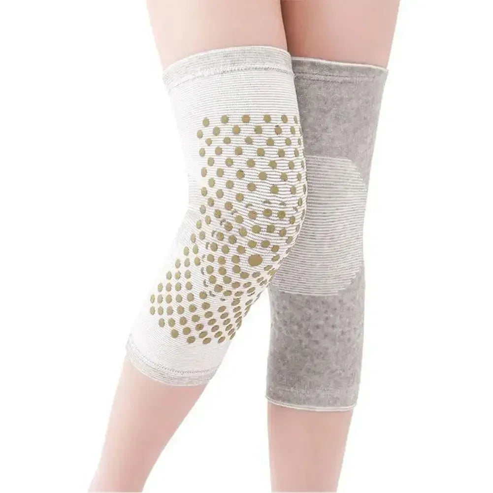 Self Heating Knee Pads,Warm Wormwood Self Heating Knee Brace Support, Long Compression Sleeve for Arthritis Joint Pain Relief - Urbizia