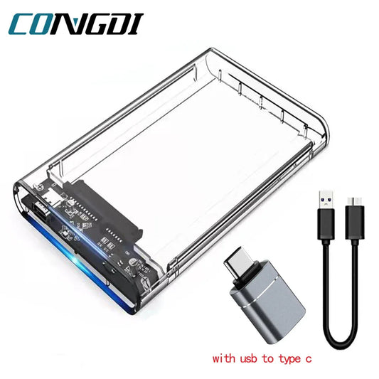 USB 3.0 2.5 Inch SATA HDD SSD External Enclosure 5Gbps