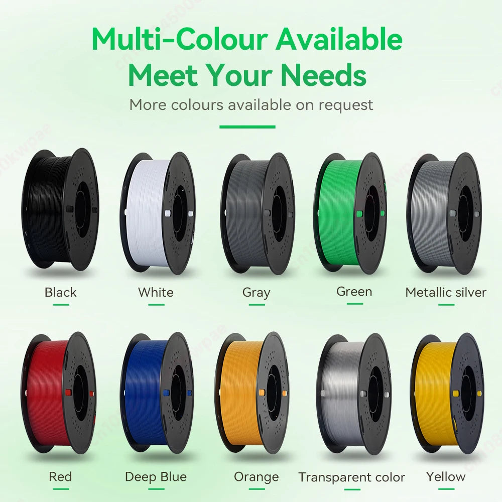 KINGROON 5/10KG PETG 3D Printer Filament 1.75mm +/- 0.03mm 3D Printing Filament Neatly Wound Filament Vacuum Packing Fast Shippi