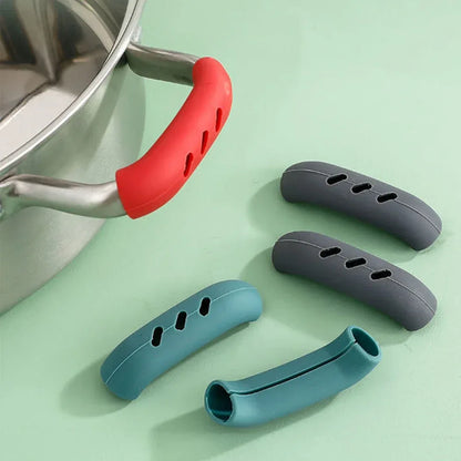 2PCS Silicone Heat Resistant Pan Handle Covers