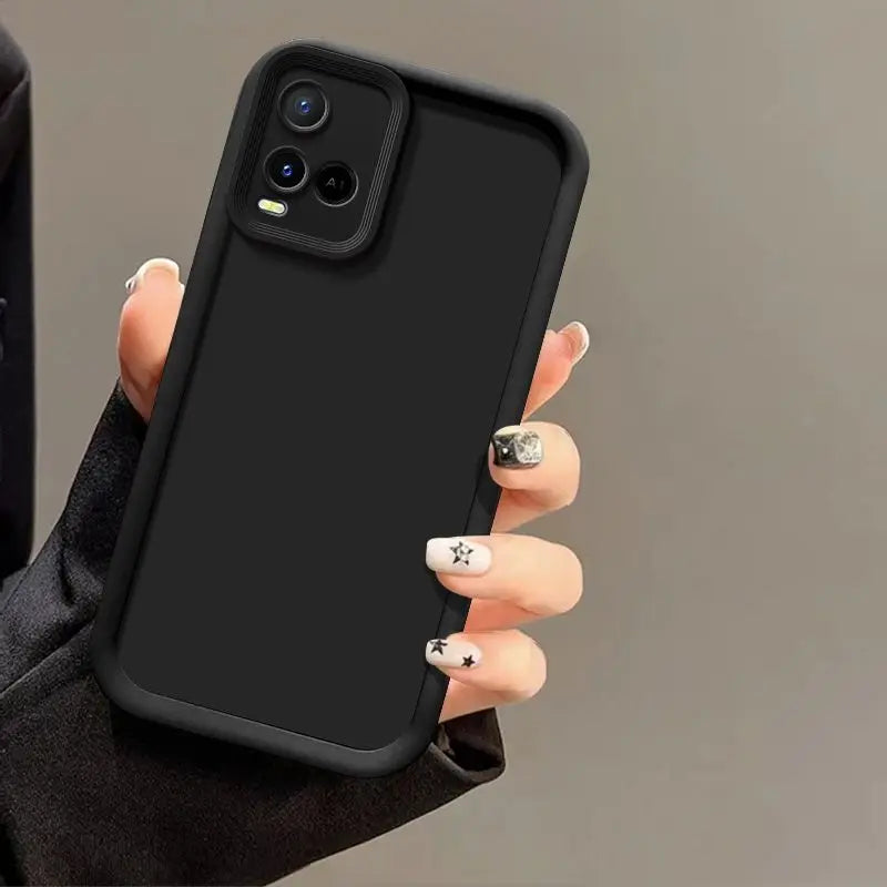 For vivo Y33s 4G Case VIVO Y33t 4G Phone Case VIVO Y21 2021 Y21S Y21A Y21G Anti Fall Prevention Luxury Candy Matte Soft Cover