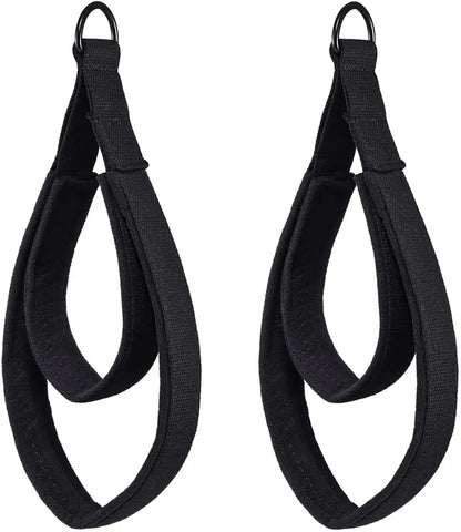 Double Ring Elastic Yoga Pilates Bed Exercise Accessory Ankle Buckle Pilates Stretch Strap Resistance Band elastic cord - Urbizia