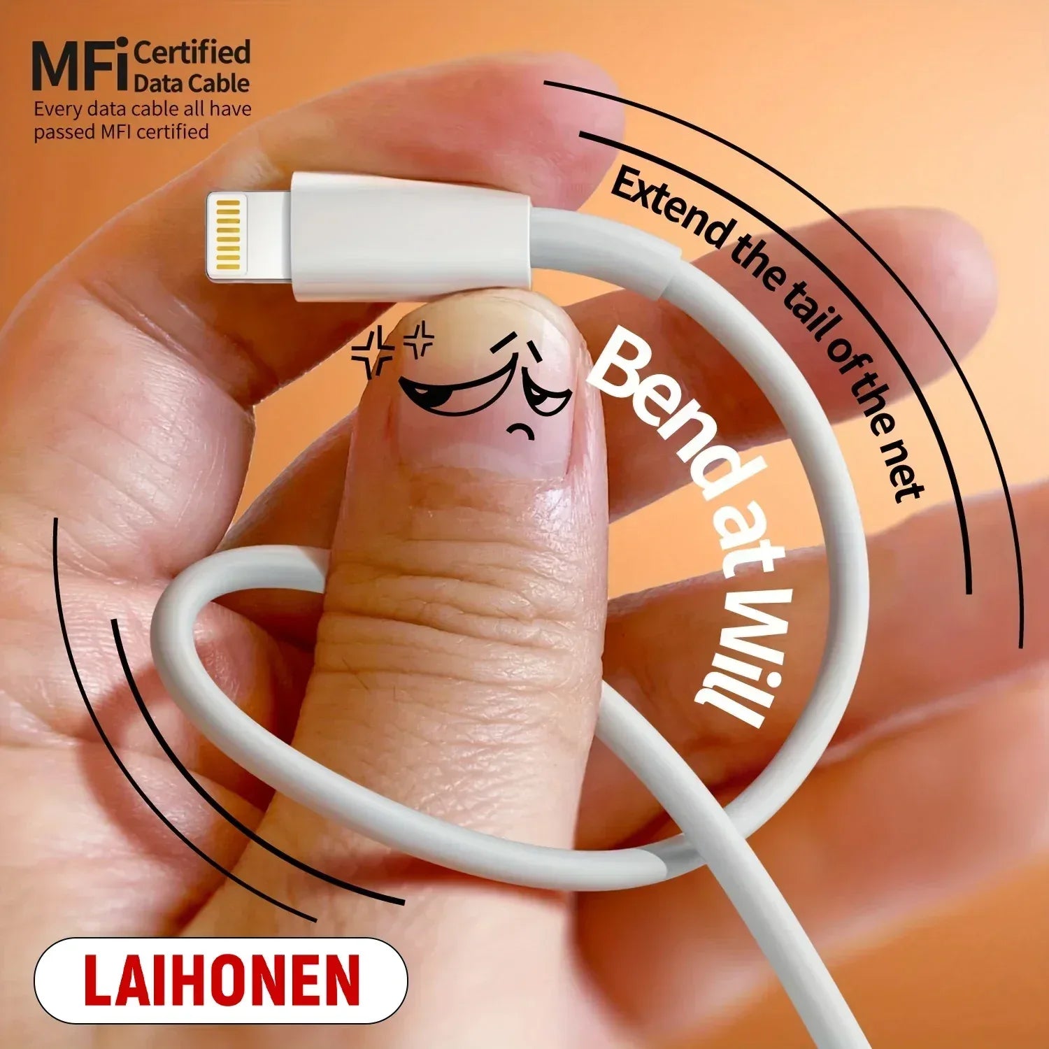 Original Quality USB Charger Cable for iPhone 14 8 7 6S Plus 13 12 Pro XS Max XR SE Fast Charging Cord Data Sync Line 1m 2m 3m - Urbizia