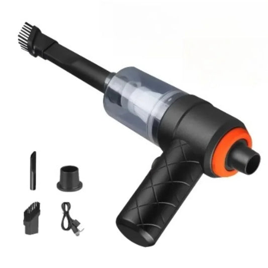 Powerful Cordless Handheld Vacuum Cleaner With Blow & Suction Function, USB-Rechargeable Cordless Mini Vacuum Suitable For Home, Car, Office - Lightweight Portable Sweeper With Filter & Dust Cup, Blow/Sweep Mode