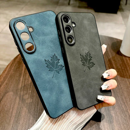 Retro Leather Full Coverage Case for Samsung Galaxy