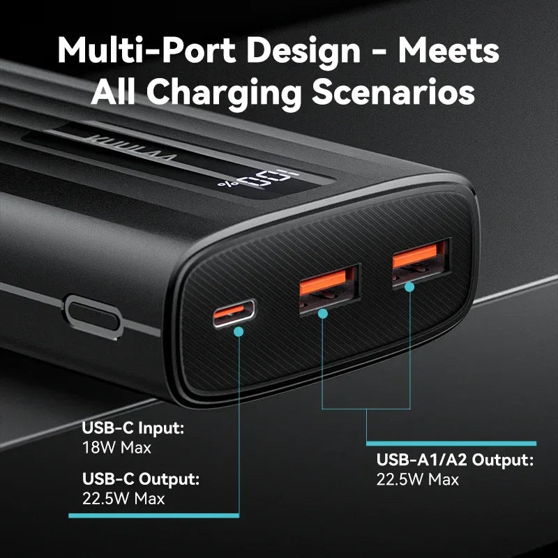 22.5W PD Fast Charging Power Bank 20000mAh/10000mAh