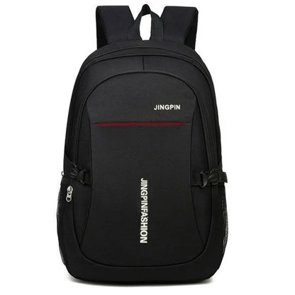 Leisure Schoolbag Women's Canvas Simple Dual-Shoulder Bag Men's Korean-style Backpack Large Capacity Middle School Student Backp