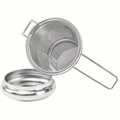 Stainless Steel Tea Infuser with Lid & Handle Strainer