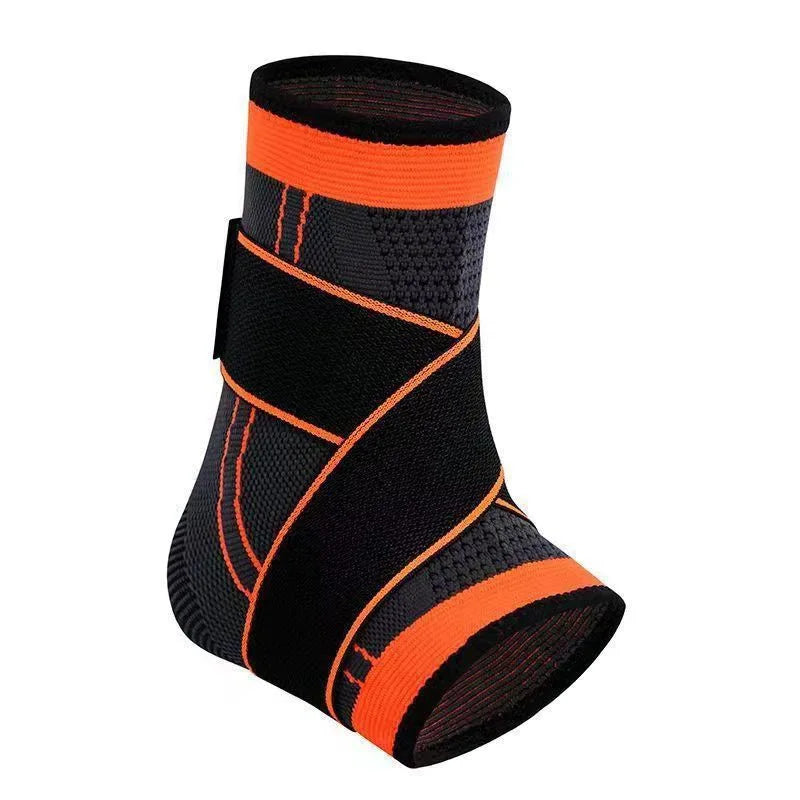 1Pcs Adjustable Ankle Brace Compression Sleeve, Arch Support & Foot Stabilizer, Elastic Wrap for Plantar Fasciitis, Achilles