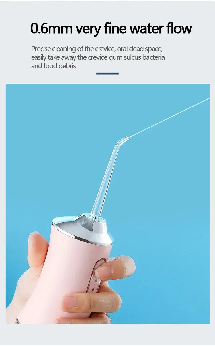 Oral Irrigator Dental Water Jet Flosser Appliance Pick Floss Dentistry Mouth Washing Machine Teeth Whitening Cleaning Tools - Urbizia