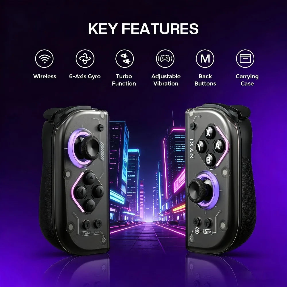NYXI Hyperion 2 Wireless Game Controller Dual Hall Joycon Gamepad  for NintendoSwitch/Switch OLED/Switch Lite Controller