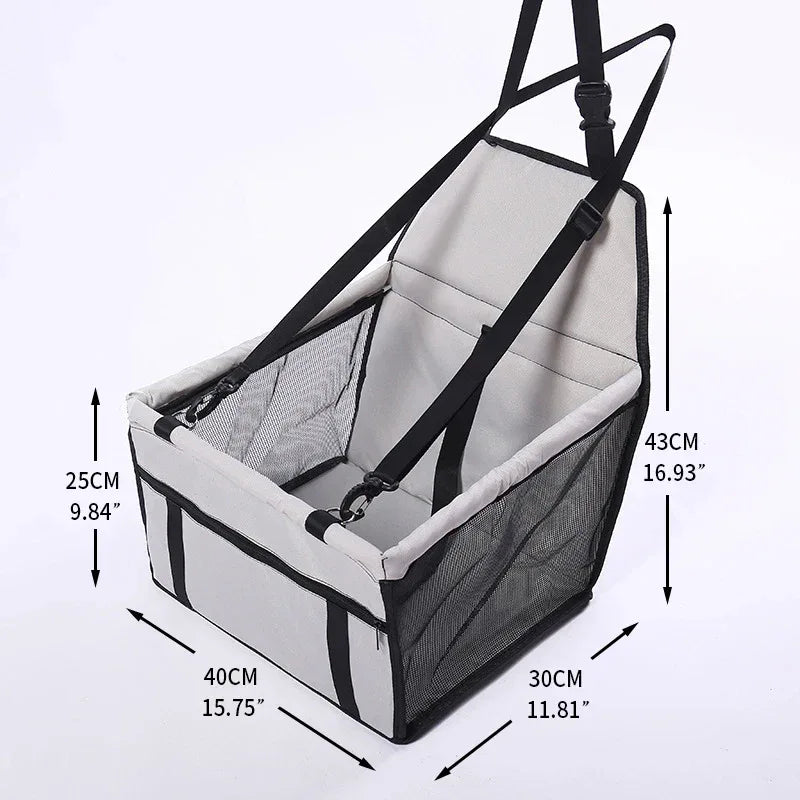 Carrier Dog Car Seat Cover Pet Transport Dog Carrier Car Folding Hammock Pet Carriers Bag For Small Dogs autogamic for dogs - Urbizia