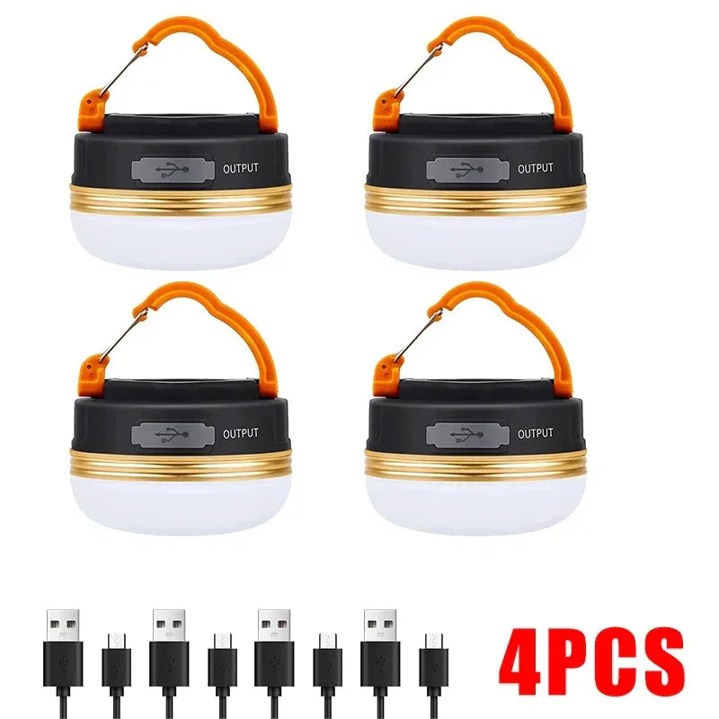 10W High Power Camping Lantern Tents Lamp 1200mah USB Rechargeable Portable Camping Lights Outdoor Hiking Night Hanging Lamp - Urbizia