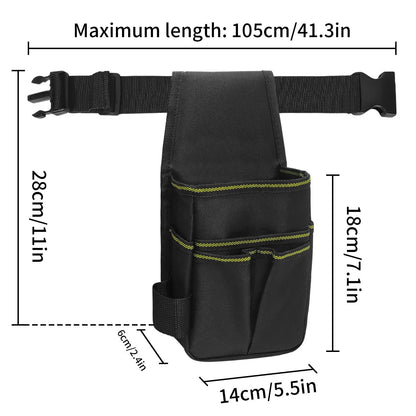 Multi Functional Tools Bag Waist Pouch Belt Storage Holder Organizer Garden Tool Kits Waist Packs Oxford Cloth Pocket Tool Pouch