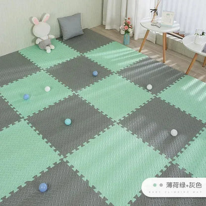 16pcs Foam Baby Play Mat – Interlocking Puzzle Floor Tiles - Urbizia