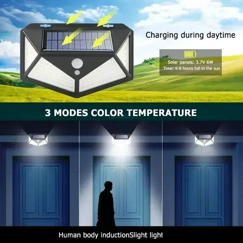 Multifunctional Solar LED Motion Sensor Outdoor Light - Urbizia