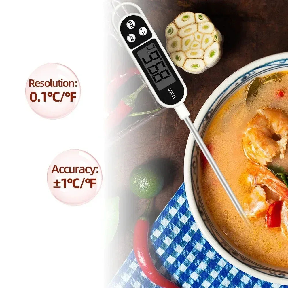 TP300 Digital Food Thermometer – Meat, Water & BBQ Probe - Urbizia