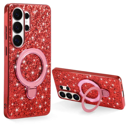 Starry Glitter Folding Stand Case for Samsung Galaxy