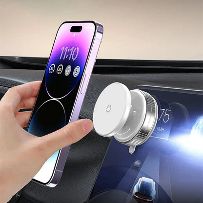 K007 Strong Magnetic Car Phone Holder Foldable Design 360° Adjustable Vacuum Mount for Car/Desk/Bathroom/Universal Use Holder