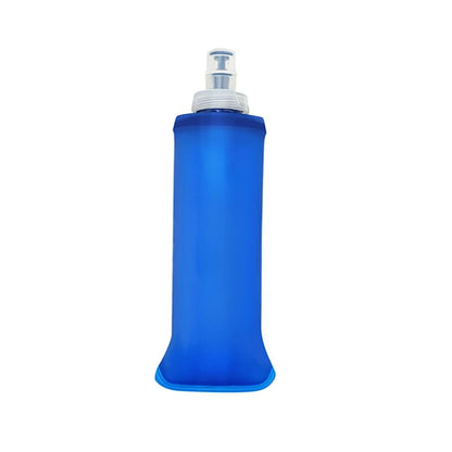 Foldable Silicone Water Bottle with Bite Valve, 150ml/250ml/500ml Lightweight Travel Bottle, No Leakage for Hiking Running Campi