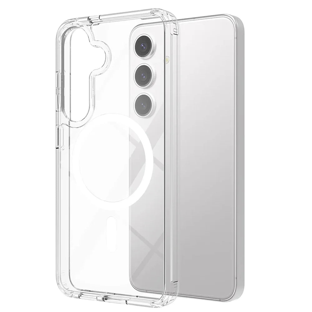 For Magsafe Phone Case For Samsung Galaxy S26 Ultra Case Samsung S26 S26+ S 26 Plus Magnetic Charging Acrylic Clear Cases Cover