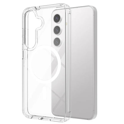 For Magsafe Phone Case For Samsung Galaxy S26 Ultra Case Samsung S26 S26+ S 26 Plus Magnetic Charging Acrylic Clear Cases Cover