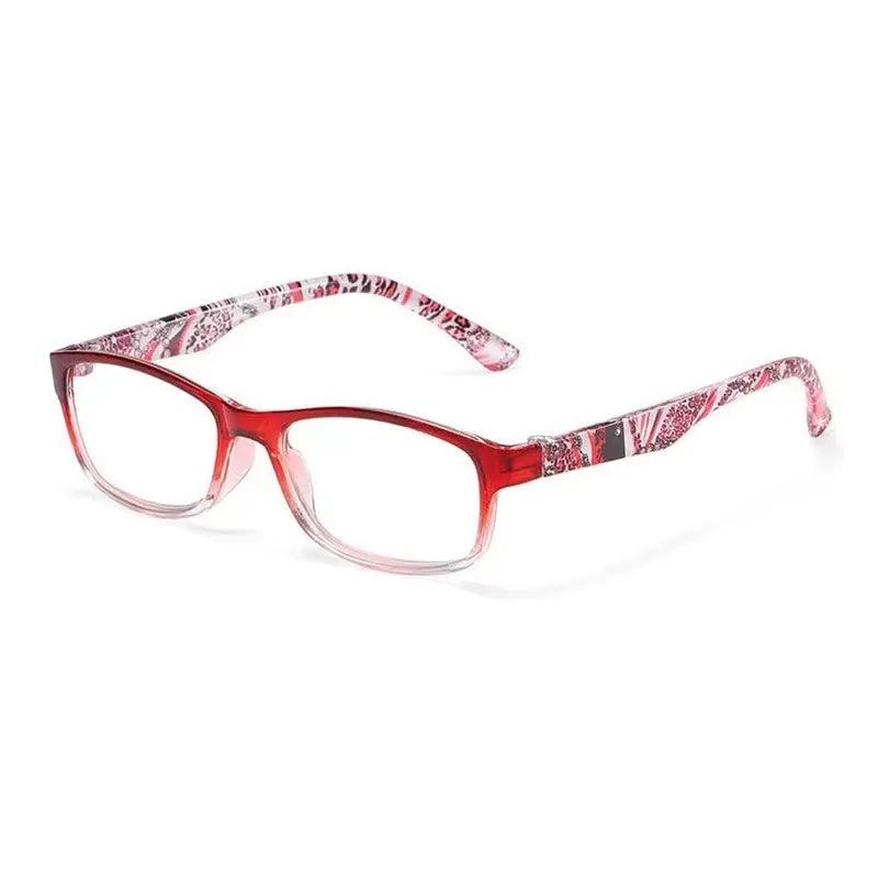 New Women Reading Glasses Vintage Printing Eyeglasses Frame Optical Computer Presbyopia Eyewear +1.0 +1.5 +2.0 +2.5