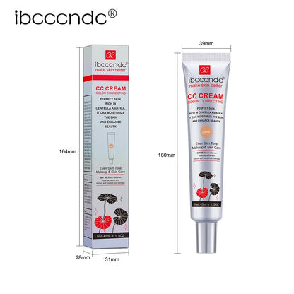 CC Cream for Face Concealer Makeup Foundation Concealer Full Coverage Cosmetics Base Female Cc Moisture erborian