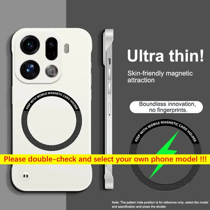 Ultra Slim Case For OnePlus 15 13 Luxury Color Frameless Magnetic Wireless Charging Hard PC Matte Phone Cover Fundas