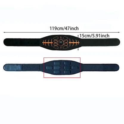 Abdominal Toning Belt Smart Muscle Toner Fitness Belt Body Arm Massage Home Gym Fitness Workout Equipment