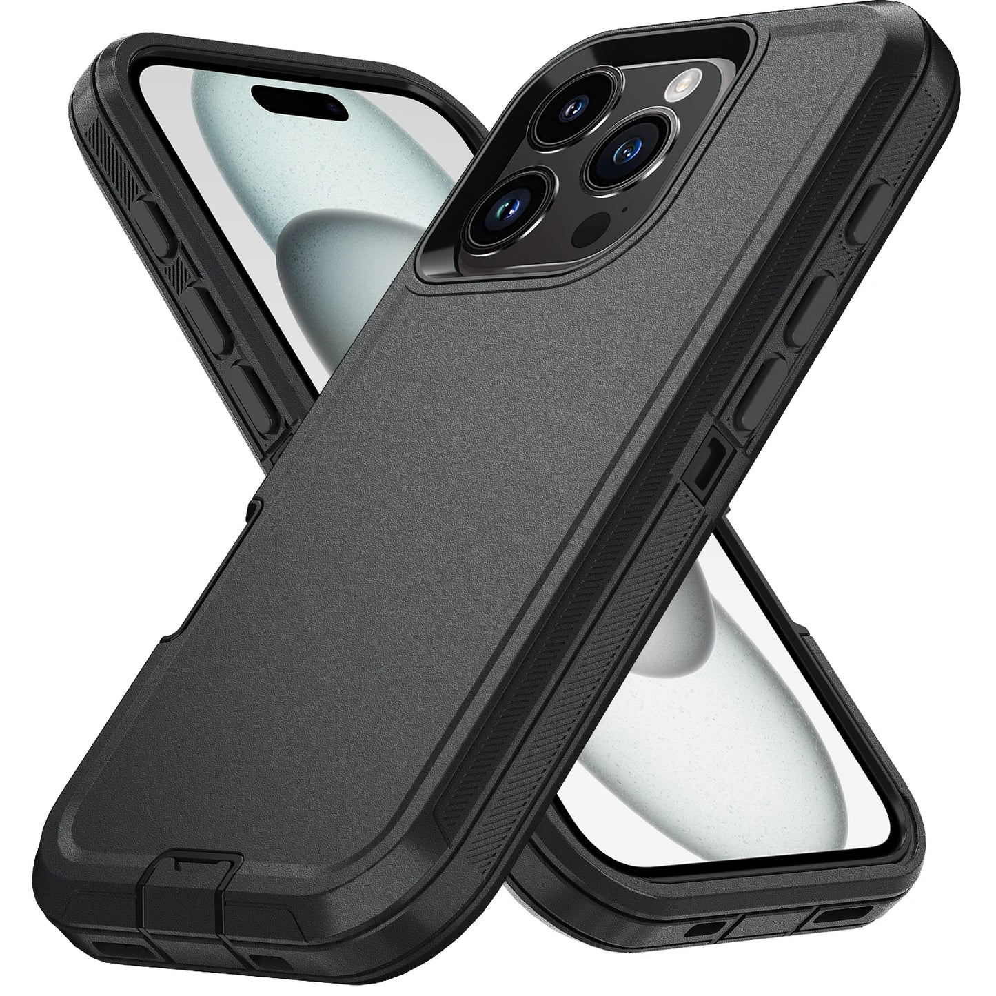 Armor Defender iPhone Case with Stand – PC + TPU